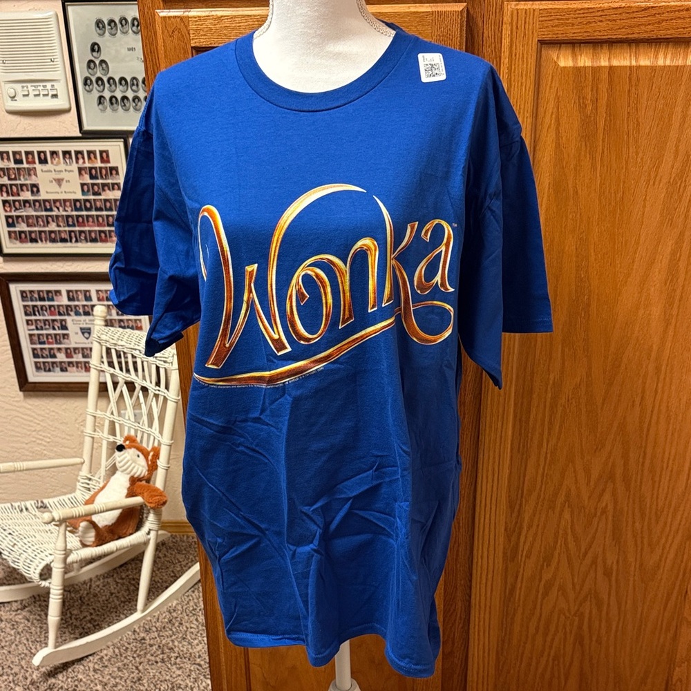 Wonka Blue Graphic Tee - Short Sleeve